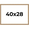 PosterPalooza | 40x28 Wood Antique Frame with UV Acrylic, 4 Finishes: Bronze, Gold, Silver, and Black - 2 of 4
