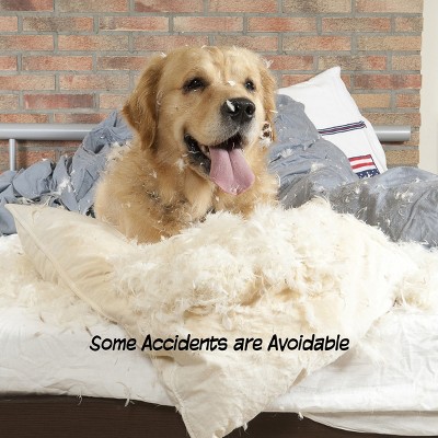 White 4-Panel Freestanding Metal Pet Gate for Stairs and Doorways
