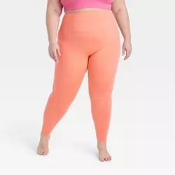 Women's Brushed Sculpt Ultra High-Rise Leggings 27.5" - All in Motion™ Coral Pink 4X