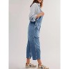 Imily Bela  Classic Womens Bib Overalls Relaxed Wide Leg Cropped Jumpsuit for Everyday Wear - 2 of 4