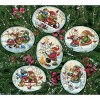 Dimensions Gold Collection Counted Cross Stitch Ornament Kit-Playful Snowman Ornaments - 2 of 2