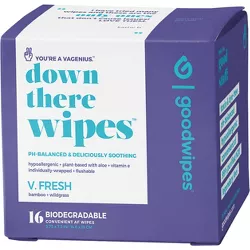 Goodwipes Fresh Down There Flushable Wipes - 16ct