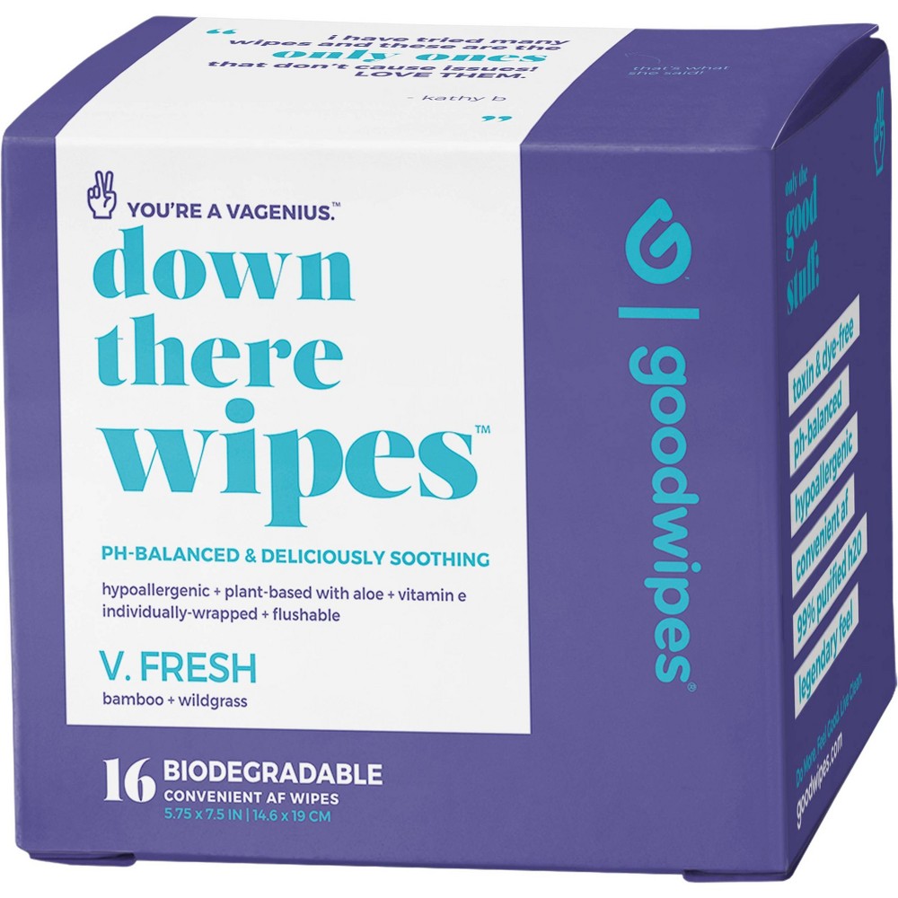 UPC 865240000445 product image for Goodwipes Fresh Down There Flushable Wipes - 16ct | upcitemdb.com