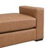 Kumasinova Patterned Faux Leather Ottoman Bench, Accent Bench with Unique Armrest Design, Ottoman Bench & Entryway Bench - 3 of 4