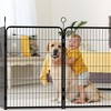 APRILSOUL 16 Panels Heavy Duty Metal Playpen with Self-Locking Gate, Pet Exercise Pen for Outdoor and Indoor, Exercise Pen for Large Dogs - 3 of 4