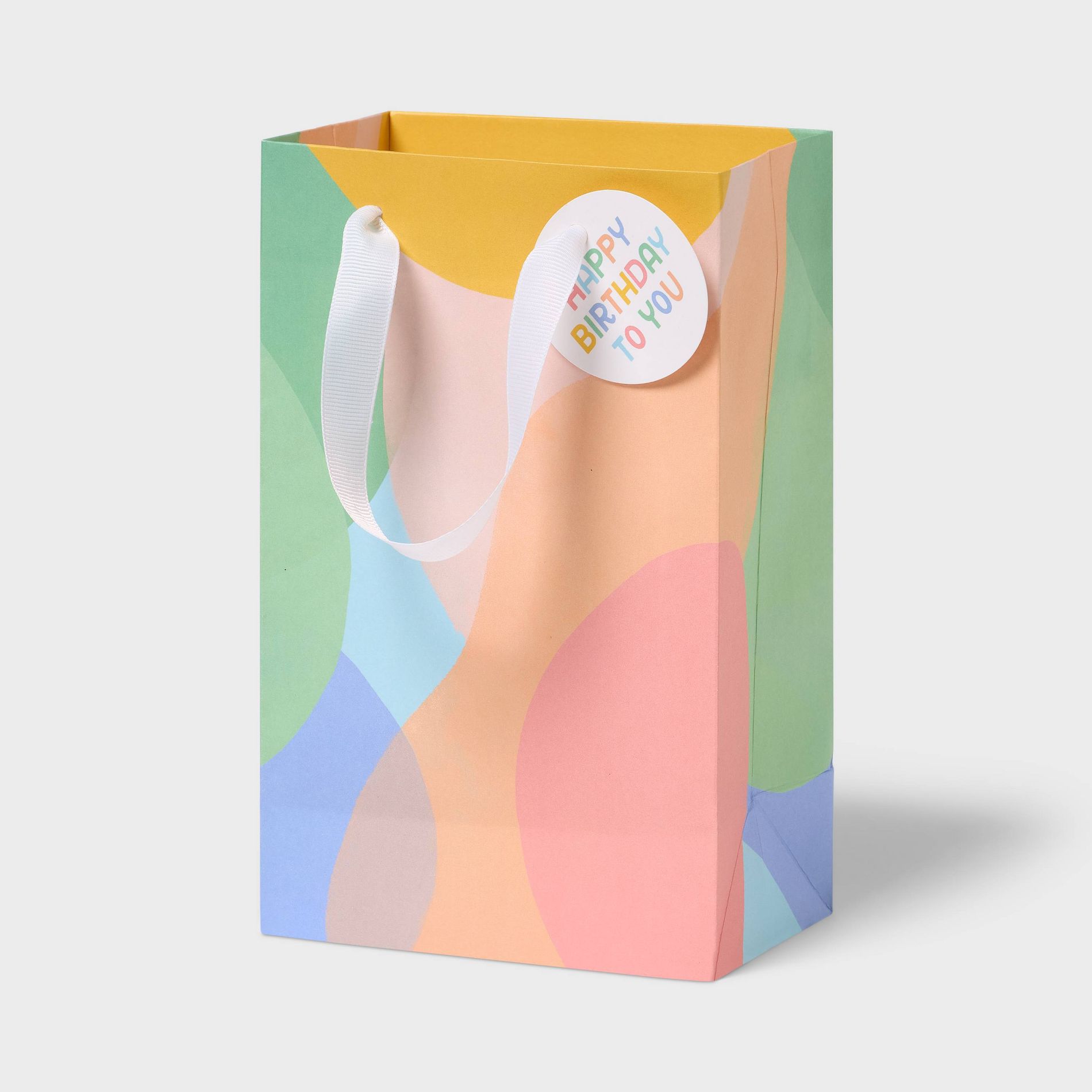 XS Birthday Gift Bag with Tag Colorful - Spritz™