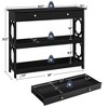 Yaheetech Drawer Console Table with Storage & Shelves for Living Room/Hallway/Entryway, Black - 3 of 4