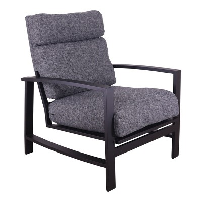 Courtyard Casual Santorini Club Chair with  Envelop back Cushion  Alum frame in powder coating