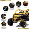 2 Seater Ride on UTV Car, Electric Off-Road Car, 4WD Kids Truck Remote Control, 2 * 24V 7AH BatteriesSpring Suspension, Toys for Kids - 4 of 4