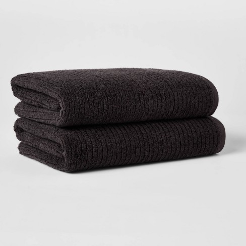 Black Bath Towels