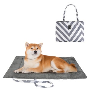 Catalonia Waterproof Dog Mat, Portable Reversible Pet Travel Mat, Pet Cushion Pad with Handle for Small Medium Dogs Cats, Indoor or Outdoor - 1 of 4