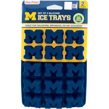 MasterPieces FanPans 2-Pack Team Ice Cube Trays - NCAA Michigan Wolverines