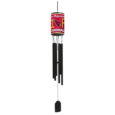 NFL Wind Chime, #1 Fan with Team Logo - Arizona Cardinals