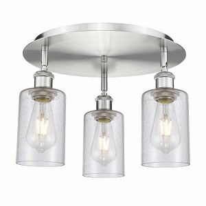 Clymer - 3 Light Flush Mount In Art Deco Style-9.38 Inches Tall and 15.63 Inches Wide - 1 of 1