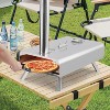 Portable Pizza Oven Outdoor,Wood Pellet Pizza Ovens with Pizza Stone Storage,Pizza Peel, Pizza Maker Grill for Outside Backyard Camping - 3 of 4