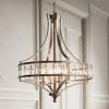Vienna Full Spectrum Soft Silver Chandelier 24" Wide Crystal Glass 4-Light Fixture for Dining Room House Kitchen Bedroom - 2 of 4