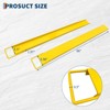 72" Pallet Fork Extensions for Forklift, 4400 Lbs Capacity Forklift Extensions 5.5" Width, Steel 1 Pair Fork Extensions for Forklift, Lift Truck - 2 of 4