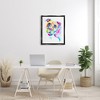 Stupell Industries Pit Bull Casual Watercolor Style Black Framed Floater Canvas Wall Art - 2 of 4