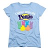 Easter Chillin' With My Peeps Women's T-Shirt Light Blue - 4 of 4