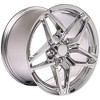 OE Wheels CV31 18 Inch Rim Fits Corvette C7 ZR1 Style 5x120.65 18x10.5 Chrome - Hollander 5927 (1) - 3 of 4
