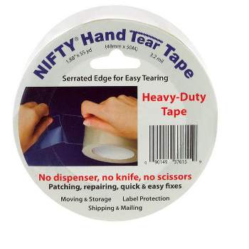 Nifty Hand Tear Tape 2 in. W X 1980 in. L Tape Clear