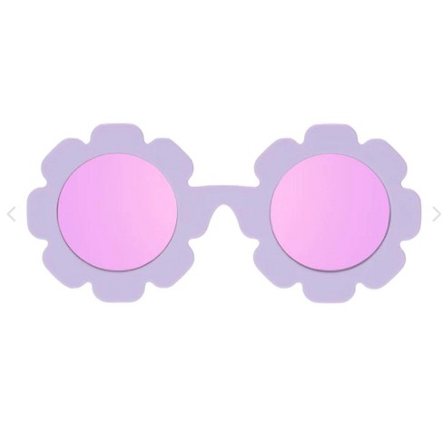 Babiators Children s Polarized Flower Shaped UV Sunglasses Shatterproof Baby Safe Free Carry Case Included Irresistible Iris Ages 6