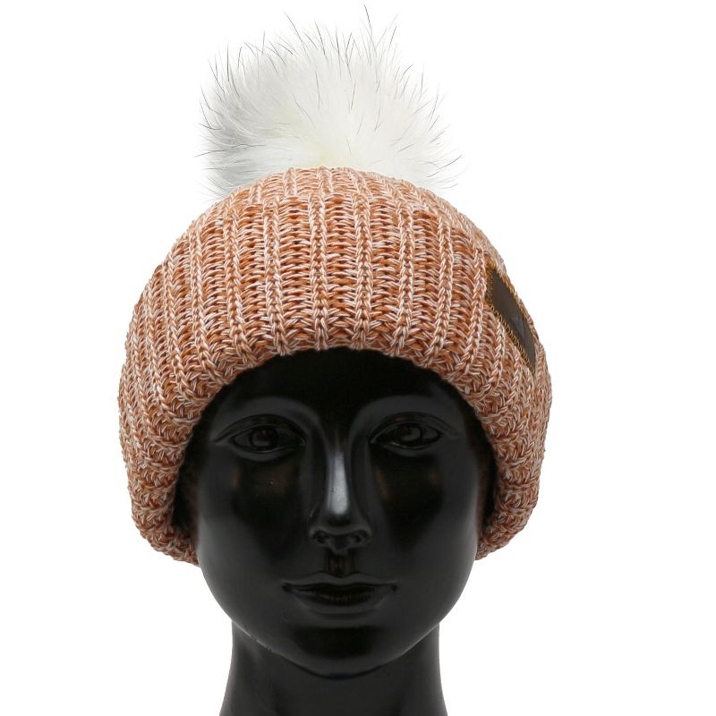 Arctic Gear Youth Winter Hat Cotton Cuff with Pom, 3 of 6
