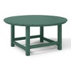 WestinTrends Dylan 5-Piece Outdoor Patio HDPE Adirondack Chair With Round Coffee Table Conversation Set - 4 of 4