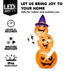 Joyfy 6 FT Tall Halloween Inflatable Outdoor Decorations, Stacked Pumpkins and Ghost Inflatable with LEDs for Halloween Party Yard Garden Lawn Decor - 3 of 4