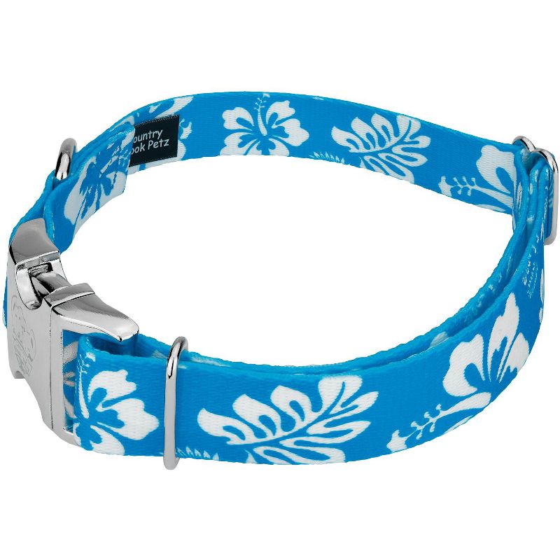 Country Brook Petz Premium Blue Hawaiian Dog Collar, 3 of 6
