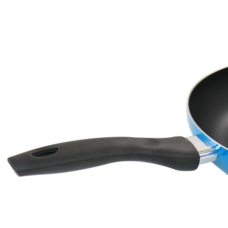 Gibson Home 2 Piece 10 inch and 8 inch Aluminum Frying Pan in Blue, 4 of 11