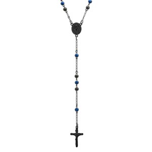 Steeltime 20" Black and Blue IP Stainl Black-Blue ONE SIZE - 1 of 4