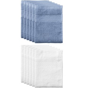 Unique Bargains Durable Soft Absorbent Thick Cotton Kitchen Towels 13 X 13 Inches - 1 of 4