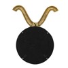 SEVOBAL Bathroom Vanity Mirrors Modern Gold Round Mirror with Aluminum Frame Easy Assembly Multi-Room Rust-Resistant, Gold, 12.5"*0.8"*16" - 3 of 4
