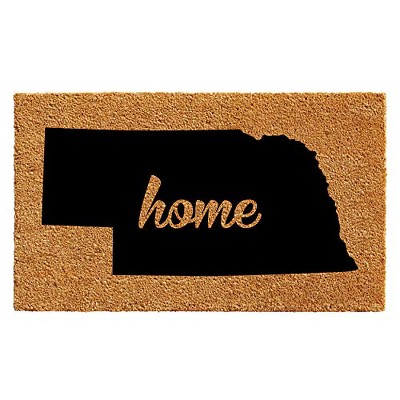 Calloway Mills 105311830 Nebraska Doormat 18 In. x 30 In. Natural/Black