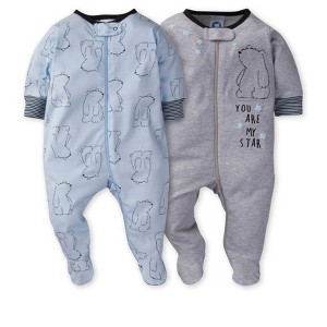 Gerber Baby Boys' Footed Pajamas, 2-Pack - 1 of 4