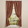 Park Designs Red York Unlined Panel Pair 63"L - 2 of 2