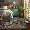 Forest Rug Washable Area Rugs for Living Room Bedroom Jungle Animal Print Rug Soft Non Slip Low Pile Throw Rug - 3 of 4