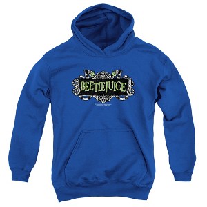 Boys’ Beetlejuice Movie Logo Hooded Sweatshirt - 1 of 4