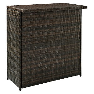 Crosley Palm Harbor Outdoor Wicker Bar - 1 of 4