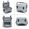 20 Quart Portable Ice Cooler, Insulated Ice Chest Box with Cup Holder, Fish Ruler, Bottle Opener, Portable Leakproof Hard Cooler for Camping, Picnic - 4 of 4