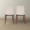 Ashcroft Furniture,Ravel Beige Fabric Dining Chair Set of 2 - 2 of 4