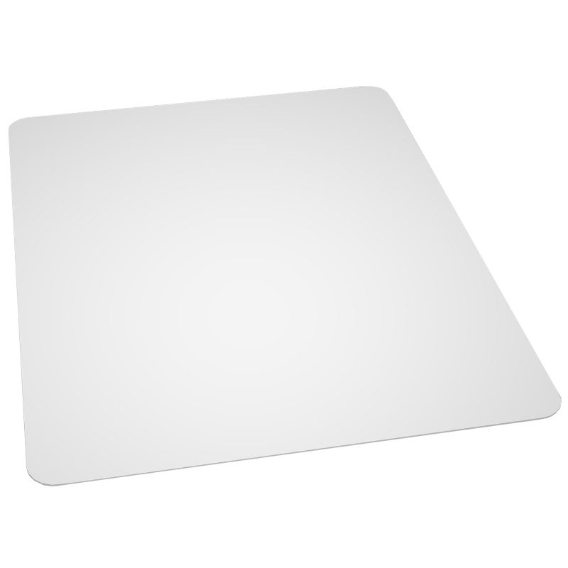 3'x4' Rectangle Solid Office Chair Mat Clear - Flash Furniture, 1 of 4