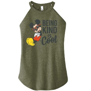 Women's - Disney - Mickey Kind Is Cool Graphic High Neck Tank - 1 of 2
