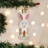 Old World Christmas 3.25 In Marshmallow Bunny Ornament Spring Easter Sweets Confection Tree Ornaments - 3 of 3