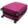 Rockland Melbourne Hardside Expandable Luggage with Spinner Wheels Magenta Checked Large 28" - 4 of 4