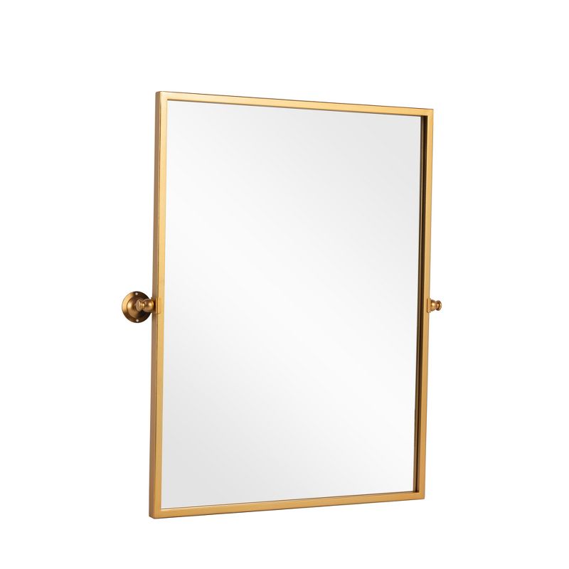Neutypechic Metal Frame Pivot Bathroom Vanity Mirror, 3 of 8