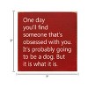 Slickblue 7x7 Rustic Wood Wall Sign – Dog Quote, Funny Pet Lover Decor For Shelf or Hanging Display, Color Options - 3 of 3