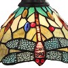 Chloe Lighting Empress Dragonfly Tiffany-Style Dark Bronze 1 Light Wall Sconce 8" Wide - 3 of 4