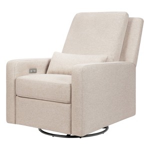 Babyletto Sigi Glider Recliner with Electronic Control and USB with Light Wood Base - Greenguard Gold Certified - 1 of 4